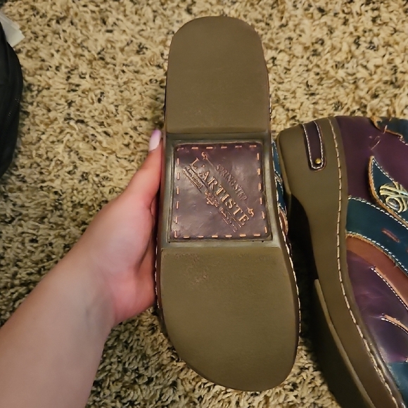 Spring Step L'artiste Stylish Multicolor Women's Clogs - Picture 5 of 5